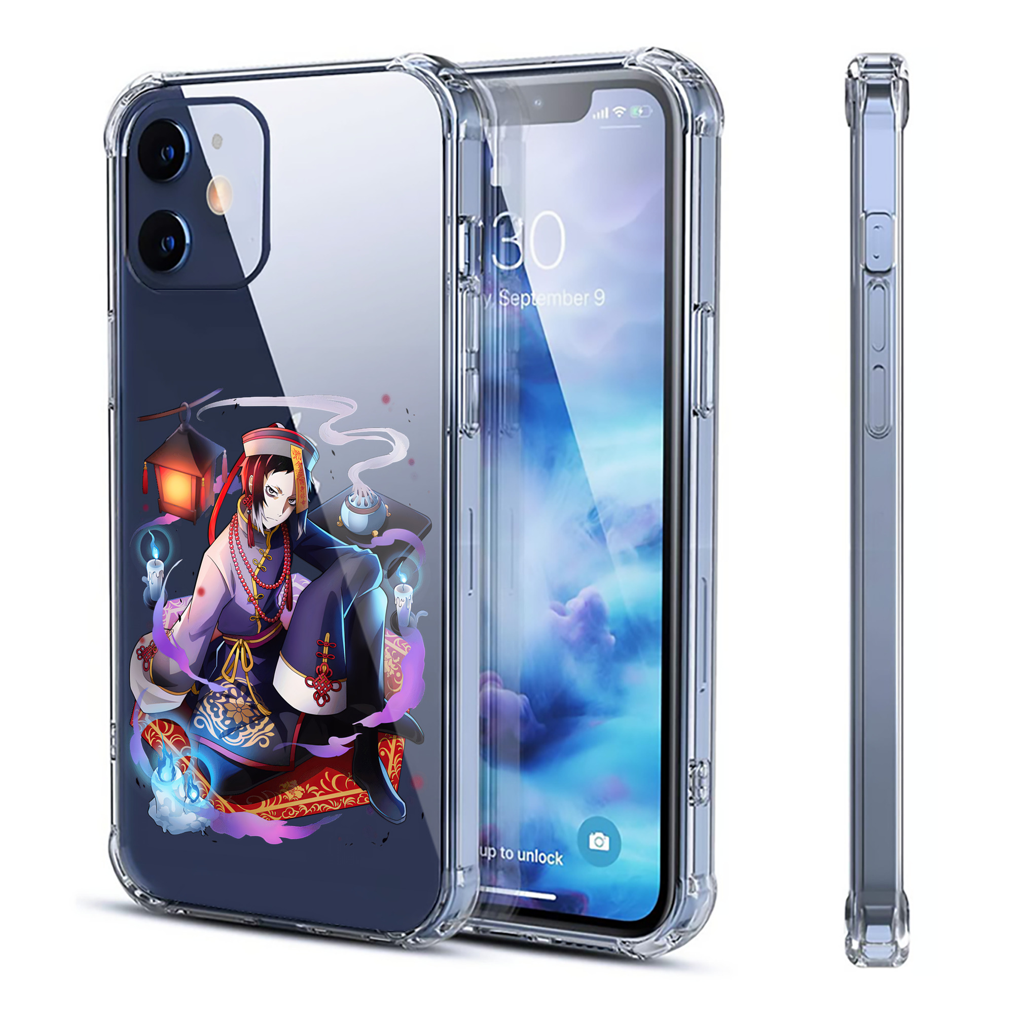 （画像用） 文豪ストレイドッグス Bungo Stray Dogs 【iPhone 12シリーズ対応】透明スマホケース（クリアソフトケース）